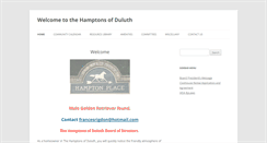 Desktop Screenshot of hamptonplacehomeowner.org