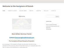 Tablet Screenshot of hamptonplacehomeowner.org